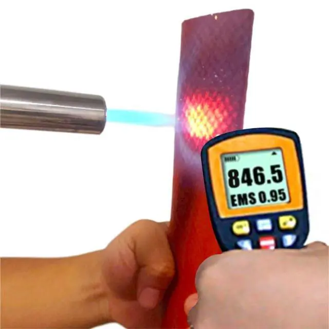 Alt view image 2 of 6 - Heat Sleeve Insulation Heat Shielded Fire Thermo Armor Fire Sleeve Silicone Coated Fiberglass Heat Protection for Automotive Hose Lines & Electrical Wiring(Red 1/2" ID x5FT)