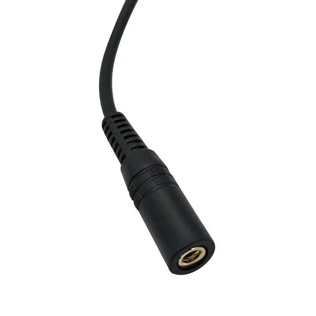 Alt view image 3 of 4 - U174 U-174 Adapter U Plug to 3.5mm GA Headset Airplane General Aviation Headphone Coil Extension Cable(7.0mm Male Jack,3.5mm Female Socket,Military Wiring,Wired,Black)