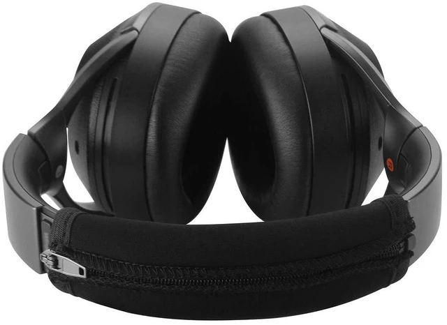 Alt view image 4 of 6 - Headband Cover for Sony WH-1000XM4/XM3/XM2/1000X, ULT WEAR, WH-ULT900N, WH-XB950N1/XB910N/XB900N, MDR-XB950BT/XB650BT, MDR-10RBT/10RNC/10R Headphones, Replacement Repair Part (Black)