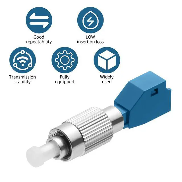 Alt view image 4 of 6 - Visual Fault Locator Fiber Adapter Connector Single Mode,10Pack | LC/UPC Female to FC/UPC Male Optical Power Meter Simplex 9/125um Hybrid Singlemode Fiber Optic Adapter/Coupler