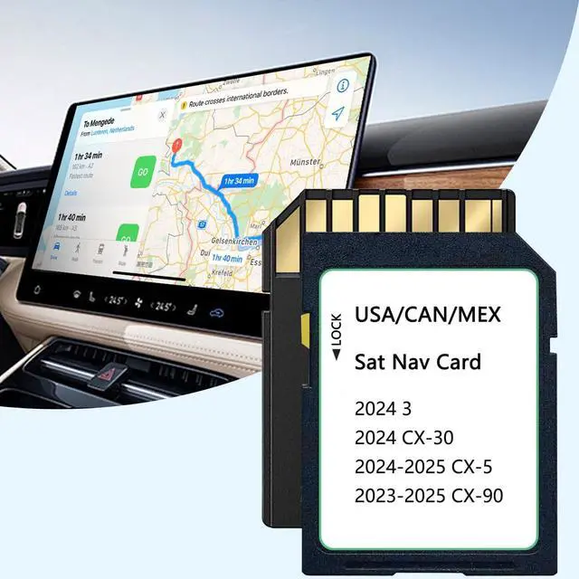 Main image of Upgraded KMV6 66 EZ1B Navigation SD Card Map USA/CAN/MEX CX-5(2024-2025), CX-30/Model 3(2024), CX-90(2023-2025), KMV66Z1B Latest Navigation SD Card Plug and Play