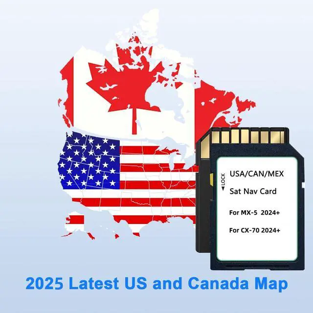 Alt view image 4 of 6 - Upgraded KMV6 66 EZ1B Navigation SD Card Map USA/CAN/MEX CX-5(2024-2025), CX-30/Model 3(2024), CX-90(2023-2025), KMV66Z1B Latest Navigation SD Card Plug and Play