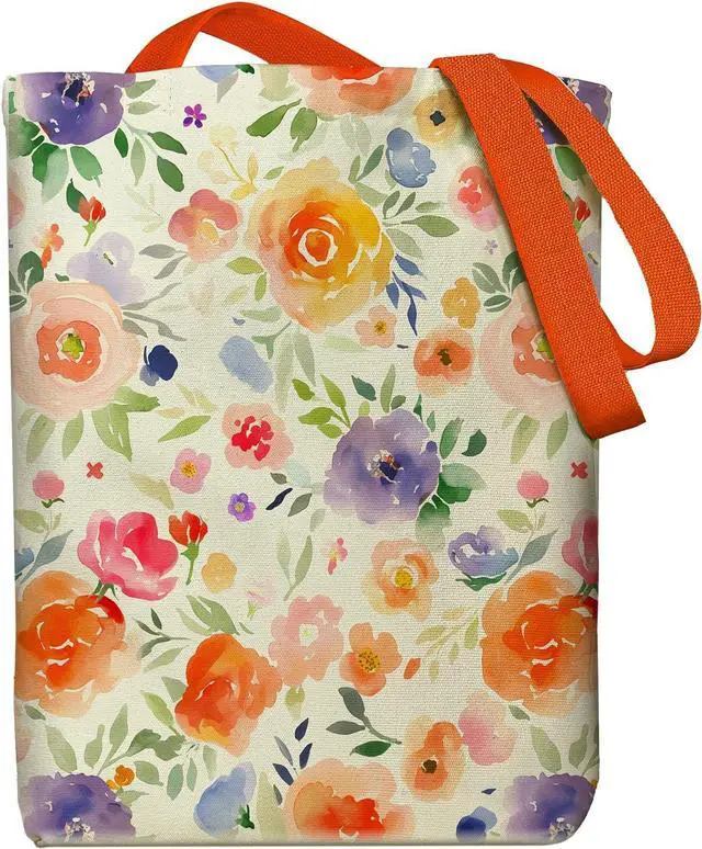 Main image of itgowisa Canvas Tote Bag with Zipper Pocket, Travel Shopping Book Bag for Women, Gifts for Teachers, Nurses, Plant Lovers
