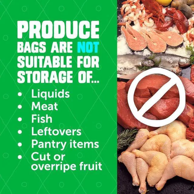 Alt view image 5 of 7 - Ziploc Food Storage Produce Bags, Seal Top to Keep and Control Moisture, 15 Bags Total