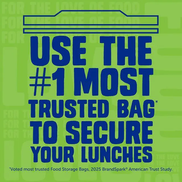 Alt view image 6 of 7 - Ziploc XL Sandwich and Snack Bags, Easy Open and Close, Plastic Food Storage Bags, 30 Bags Total