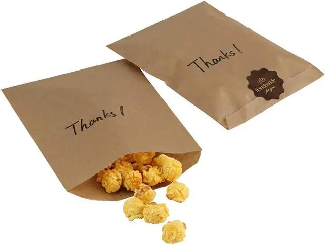 Alt view image 5 of 5 - BagDream Greaseproof Paper Bags 5.5x7.7 Food Grade Flat Envelopes 100 Pack