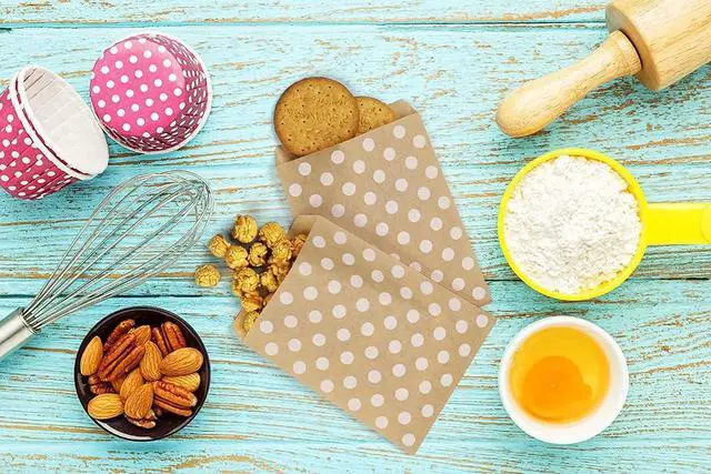 Alt view image 3 of 5 - BagDream Greaseproof Paper Bags 5.5x7.7 Food Grade Flat Envelopes 100 Pack