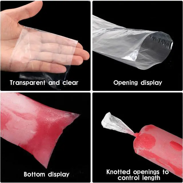 Alt view image 3 of 5 - Boao 120 Disposable Ice Candy Plastic Bags