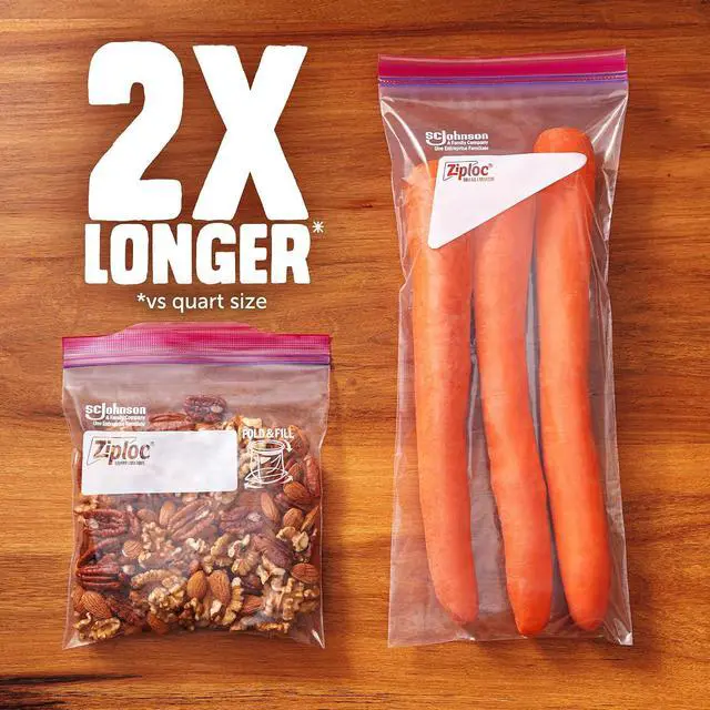 Alt view image 2 of 7 - Ziploc Tall Food Storage Bags, 10 Count
