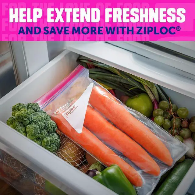 Alt view image 4 of 7 - Ziploc Tall Food Storage Bags, 10 Count