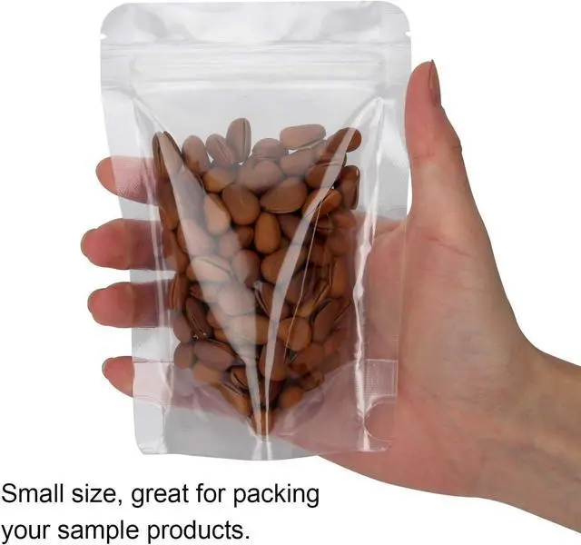 Alt view image 3 of 7 - 50 Pack Clear Resealable Bags for Small Business (3.9 X 5.9 Inches)