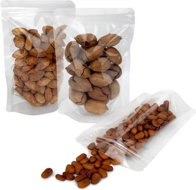 Main image of 50 Pack Clear Resealable Bags for Small Business (3.9 X 5.9 Inches)