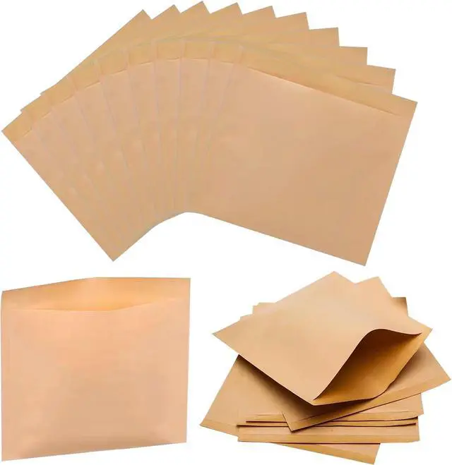 Main image of Wax Paper Sandwich Bags, Grease Proof, 100 Pack, 6.69"x5.9"