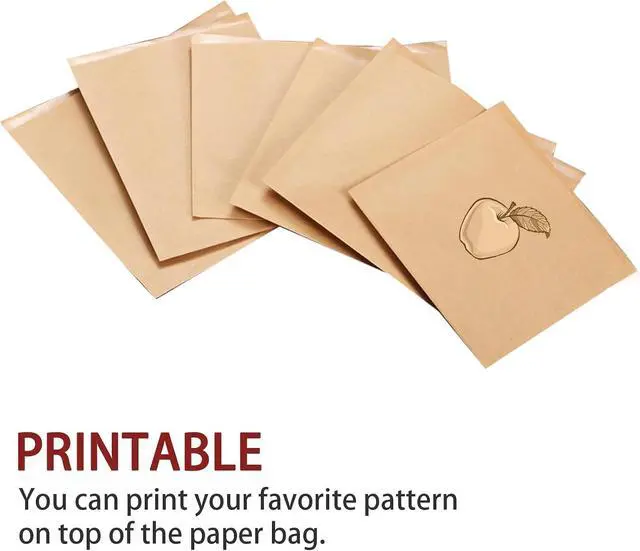 Alt view image 7 of 7 - Wax Paper Sandwich Bags, Grease Proof, 100 Pack, 6.69"x5.9"