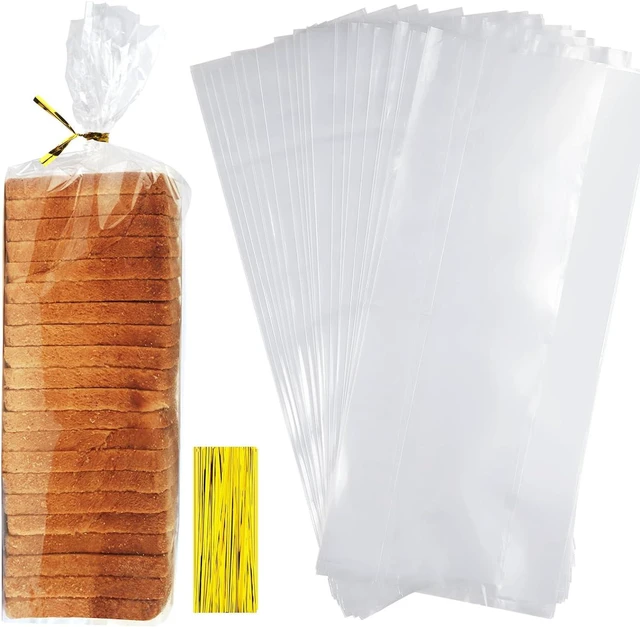 Main image of Bread Bag,Plastic Bread Bags for Homemade Bread,30pcs Bread Loaf Bags