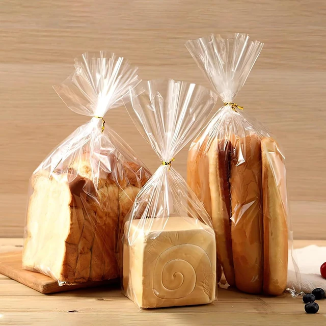 Alt view image 7 of 7 - Bread Bag,Plastic Bread Bags for Homemade Bread,30pcs Bread Loaf Bags