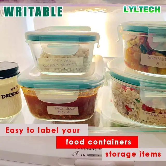 Alt view image 5 of 7 - LYLTECH 48 Yards Freezer Tape 3 Rolls x 3/4in x16yd -1.5in Core