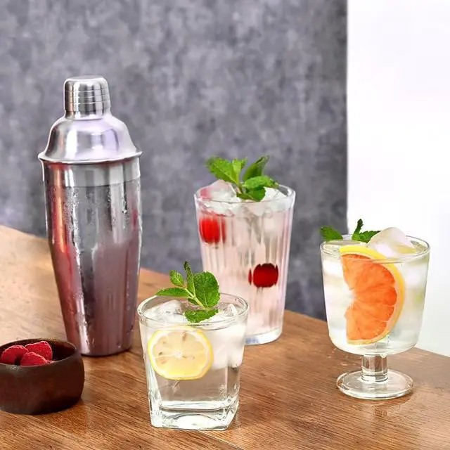 Alt view image 2 of 7 - Etens Bar Cocktail Shaker, 24 oz Martini Shaker Drink Mixer with Built-In Strainer for Bartending Stainless Steel Bartender Shakers for Mixed Drinks Margarita Alcohol Liquor Barware Tools