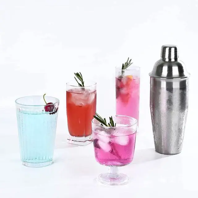 Alt view image 5 of 7 - Etens Bar Cocktail Shaker, 24 oz Martini Shaker Drink Mixer with Built-In Strainer for Bartending Stainless Steel Bartender Shakers for Mixed Drinks Margarita Alcohol Liquor Barware Tools