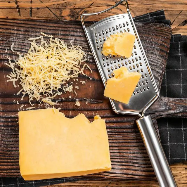 Alt view image 5 of 7 - Cheese Grater Lemon Zester Grater with Handle Kitchen Grater Set of 5 Stainless Steel for Cheese Spices Ginger Garlic Chocolate Vegetable Fruit