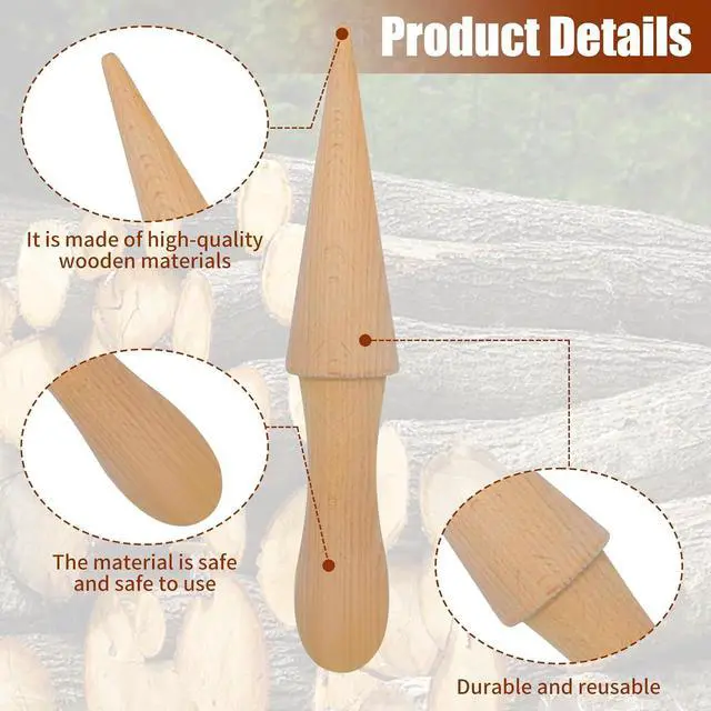 Alt view image 6 of 7 - 2 Pcs Ice Cream Cone Cream Horn Pizzelle Waffle Egg Roll Mold