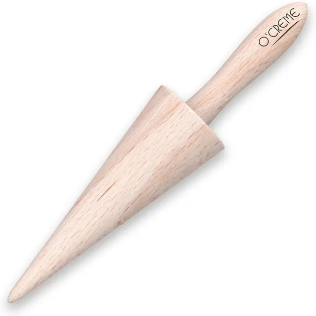 Main image of O'Creme Pizzelle Krumkake Cone Mold Roller Beechwood 9.25 Inch
