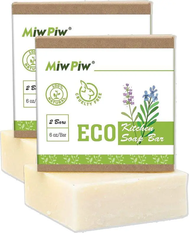 Main image of Dish Soap Bar 2PCS Dishwashing Solid Soap Eco Friendly Kitchen