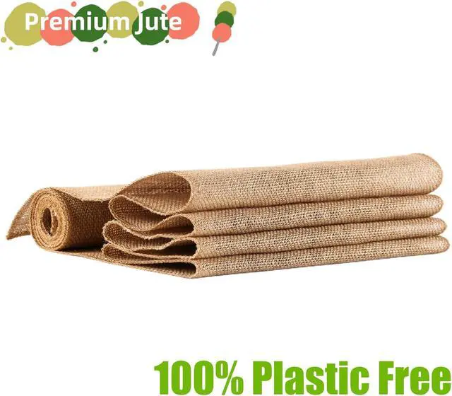 Alt view image 2 of 7 - Burlap Table Runners - Natural and Eco-Friendly Versatile Premium Jute Fabric Rolls -12x108Inches(1 Roll) Decor for Weddings,Partie,Events and Home-Rustic Style Tablecloth-DIY Crafts