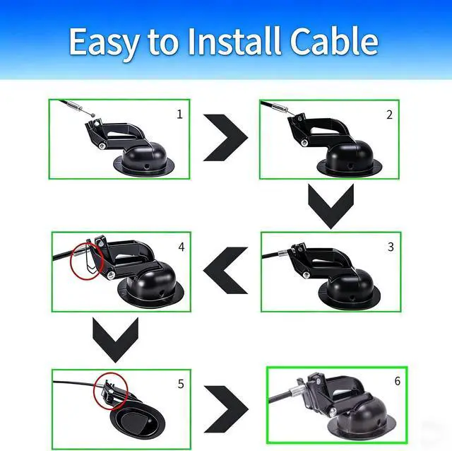 Alt view image 3 of 6 - Universal Heavy-Duty Metal Recliner Handle Replacement Pull Handle Replacement Parts- Compatible with Ashley, Lazy Boy and Most Recliner Brands, 3.5" L x 3" W x 1.2" H Handle Size