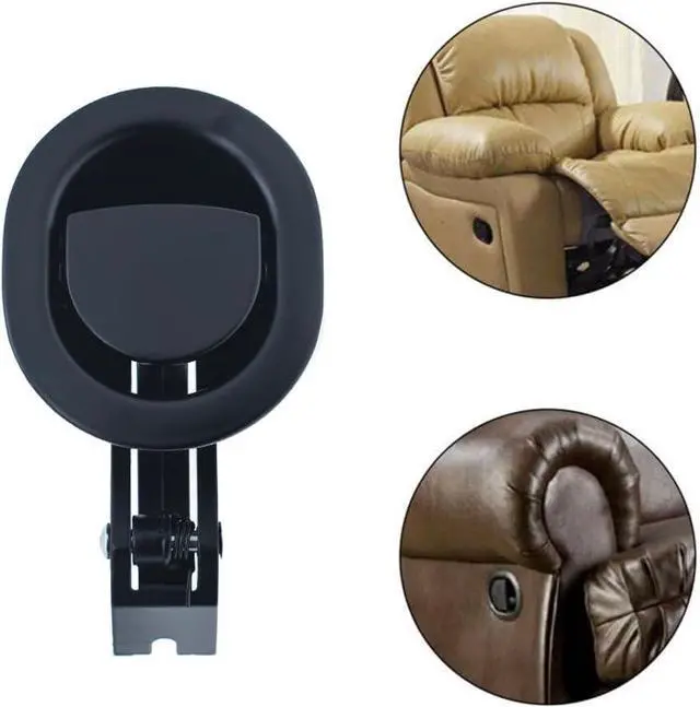 Alt view image 5 of 6 - Universal Heavy-Duty Metal Recliner Handle Replacement Pull Handle Replacement Parts- Compatible with Ashley, Lazy Boy and Most Recliner Brands, 3.5" L x 3" W x 1.2" H Handle Size