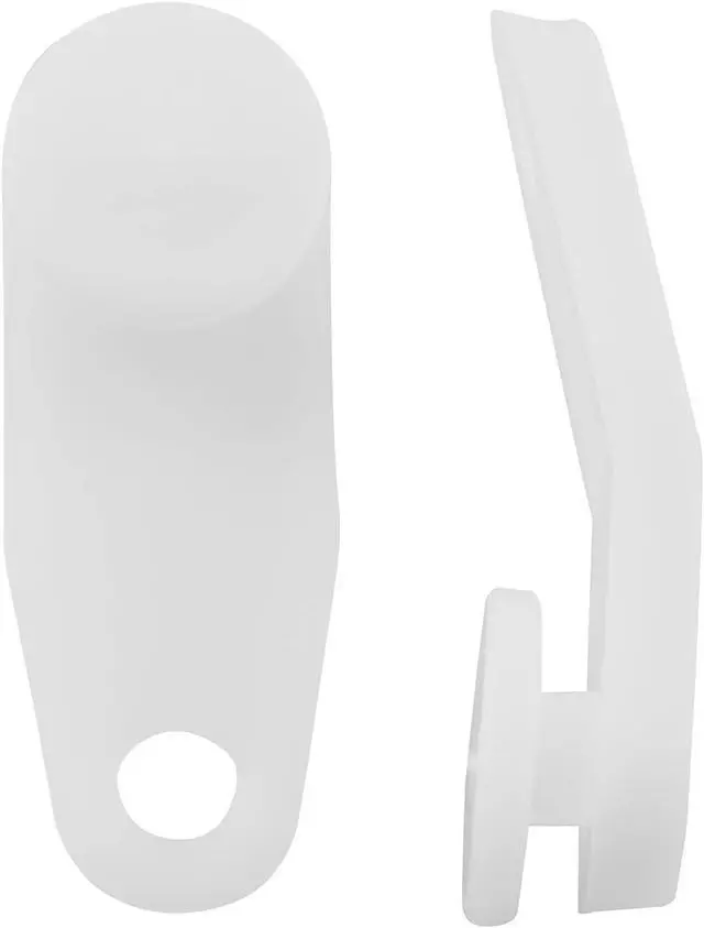 Alt view image 4 of 5 - 50PCS Cross-bar Slide Rail Replacement Parts Traverse Rod Slides Replacement Plastic Snap-in Traversing Slides Curtain Rod Carrier Slidesfor Window Door Shower Curtain