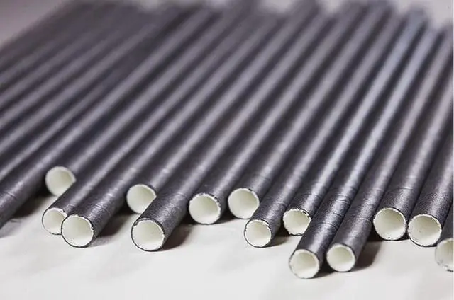 Alt view image 4 of 7 - GDMINLO 100 Pack Paper Straws Black Eco-Friendly Drinking Biodegradable for Party Supplies, Bridal/Baby Shower, Birthday, Mixed Drinks, Weddings, Restaurant, Food Service