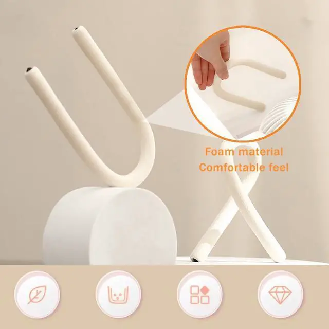 Alt view image 7 of 7 - OULIGET Multifunctional Bendable Hanging Hooks,Flexible S Hook Hanger for Garage, Closet, Kitchen and Plants,Reusable Twist Wire Ties Soft Rod for Cupboard Lock and Phone Stand,2 Pieces