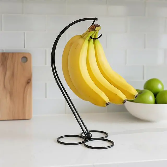 Alt view image 3 of 5 - BNYD Banana Holder Stand, Metal Banana Hanger Hook for Kitchen Countertop