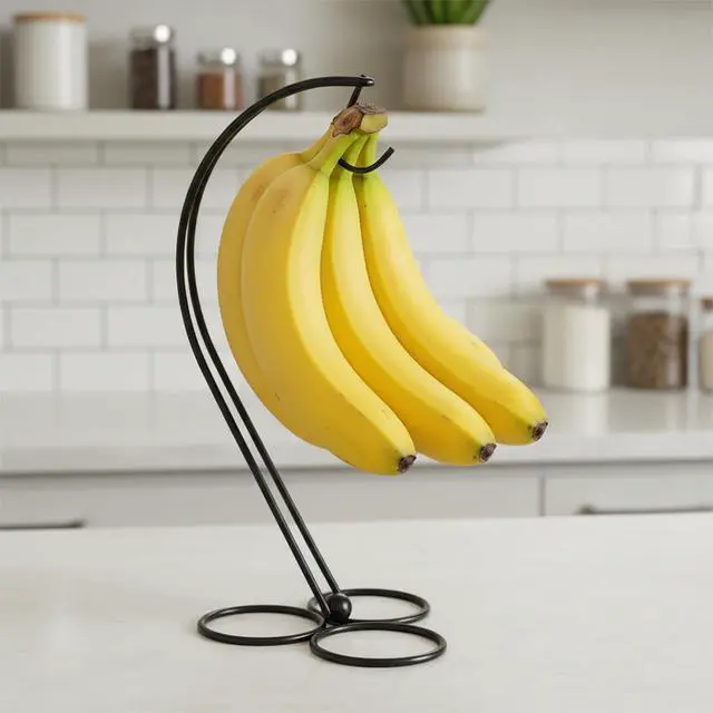 Alt view image 4 of 5 - BNYD Banana Holder Stand, Metal Banana Hanger Hook for Kitchen Countertop