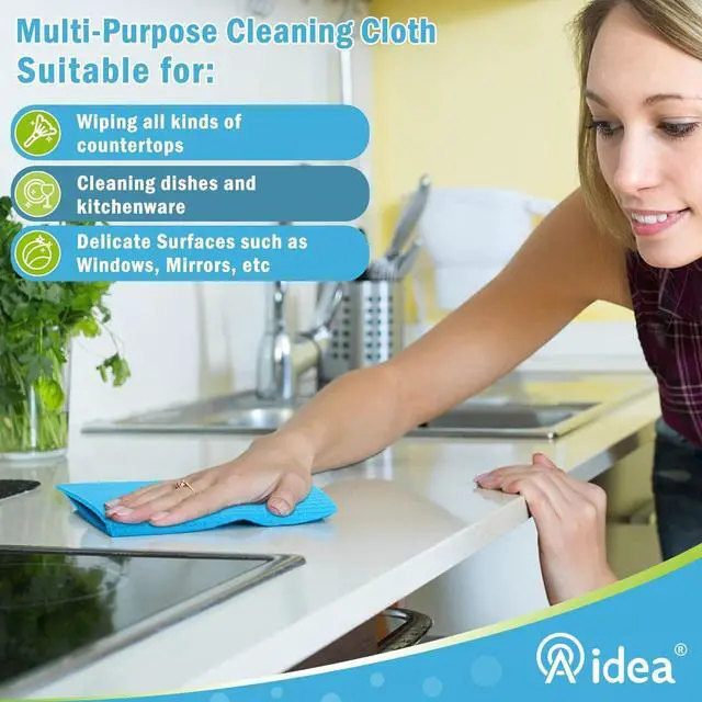 Alt view image 2 of 7 - AIDEA Swedish Dishcloths for Kitchen, 20PK, Reusable Paper Towels, 7"×6"