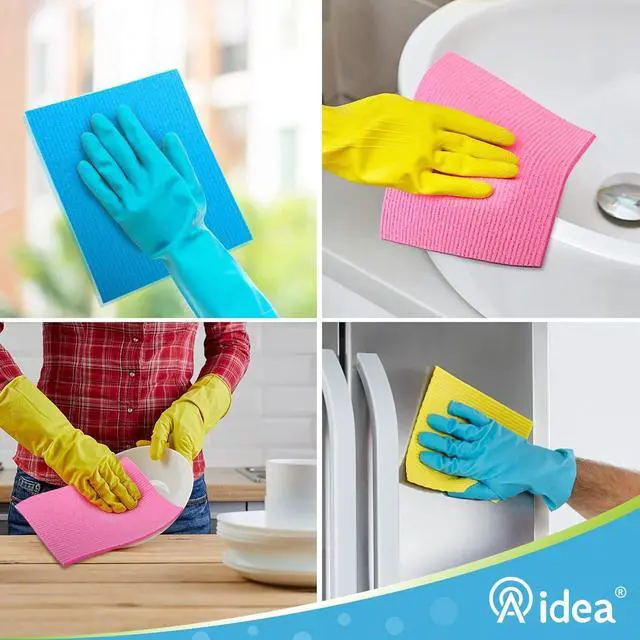 Alt view image 7 of 7 - AIDEA Swedish Dishcloths for Kitchen, 20PK, Reusable Paper Towels, 7"×6"