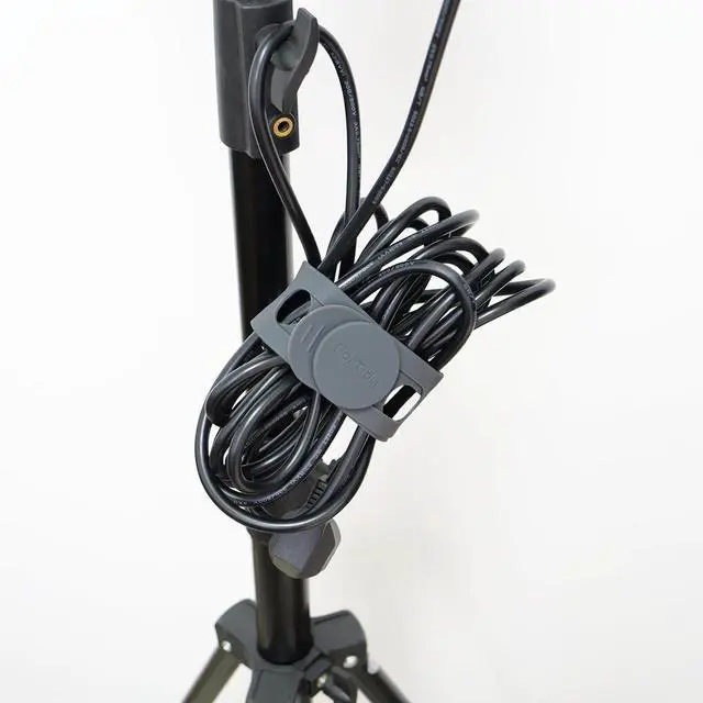 Alt view image 4 of 5 - FORTIDY Silicone Latch Strap for Slow Cooker Lid, Self-Lock Tie, Black&Gray