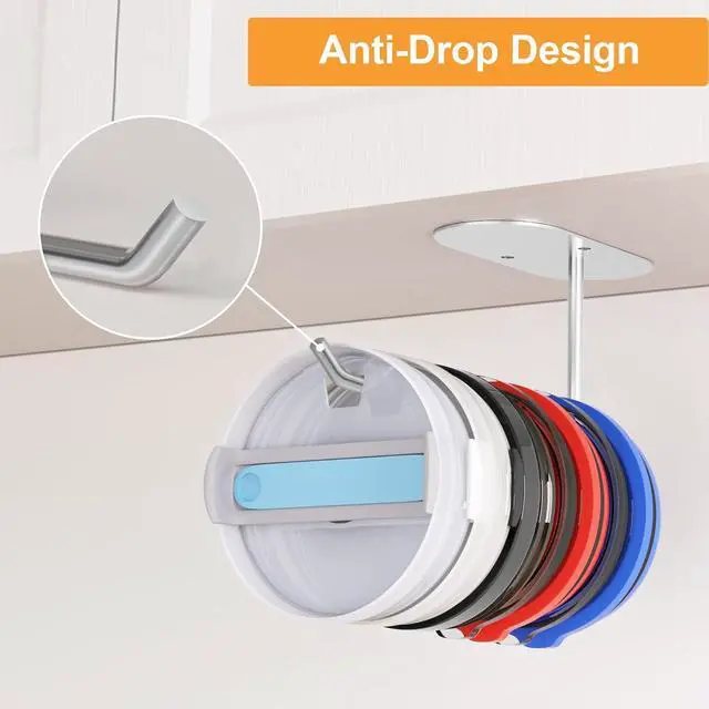 Alt view image 4 of 7 - 2 Pack Tumbler Lid Organizer, Space Saving Cup Lid Organizer
