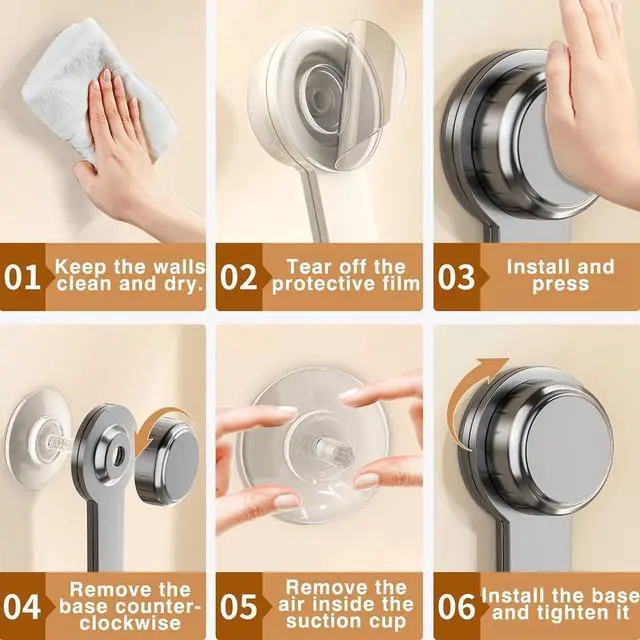 Alt view image 6 of 7 - 2 Pack Pot Lid Holder - Adjustable Wall-Mounted Pot Lid Organizer for cabinet with Suction Cup, Heavy Duty Multifunctional Hooks for Cutting Board, Pan (White)