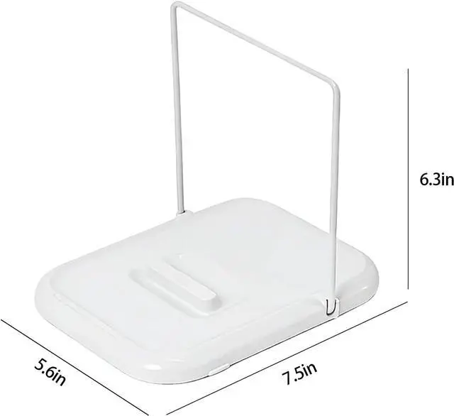 Alt view image 5 of 7 - Foldable Kitchen Pot Lid Storage Rack with Spoon Rest, Pot Lid Holder While Cooking, Perfect for Placing Spoons, Spatula Holder, Utensils, Ladle, Tongs