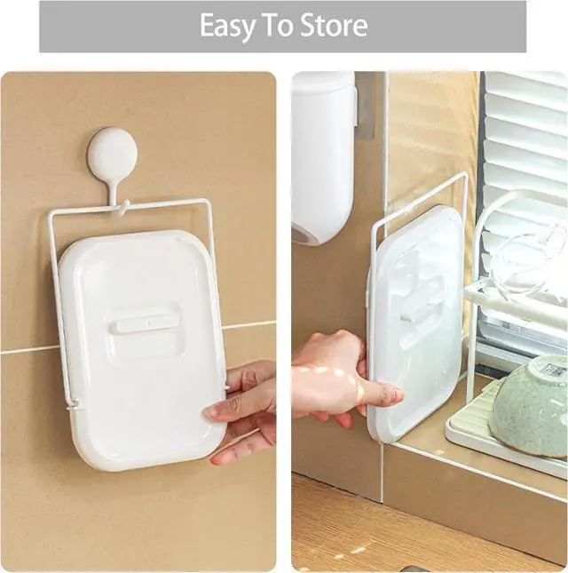 Alt view image 4 of 7 - Foldable Kitchen Pot Lid Storage Rack with Spoon Rest, Pot Lid Holder While Cooking, Perfect for Placing Spoons, Spatula Holder, Utensils, Ladle, Tongs