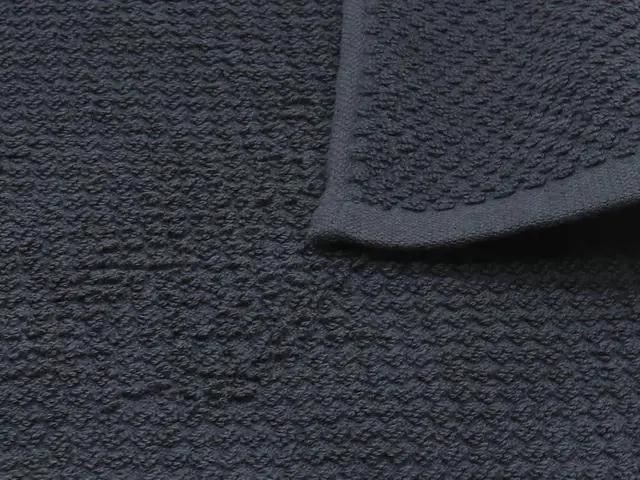 Alt view image 6 of 7 - Cotton Dish Cloths, Dish Rags Set of 8, 12 Inch x 12 Inch, Black Set