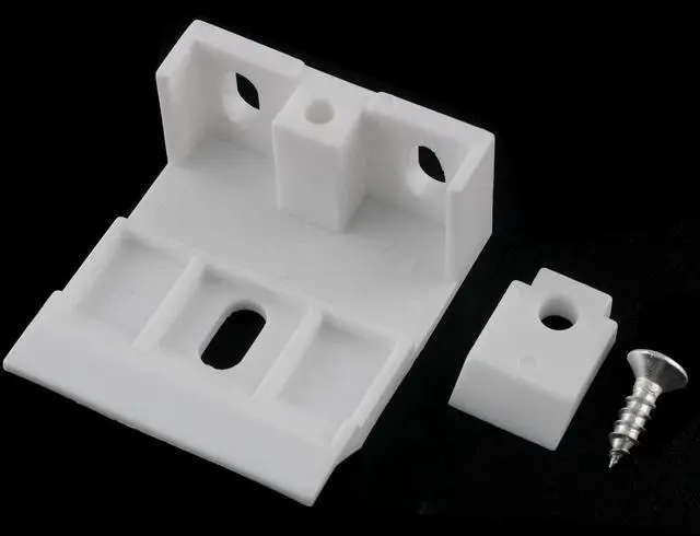 Alt view image 2 of 6 - 4PCS Pleated and Cellular Shades Headrail Support Bracket Clip Mount Bracket Holder for Wide Beam Folding Blinds