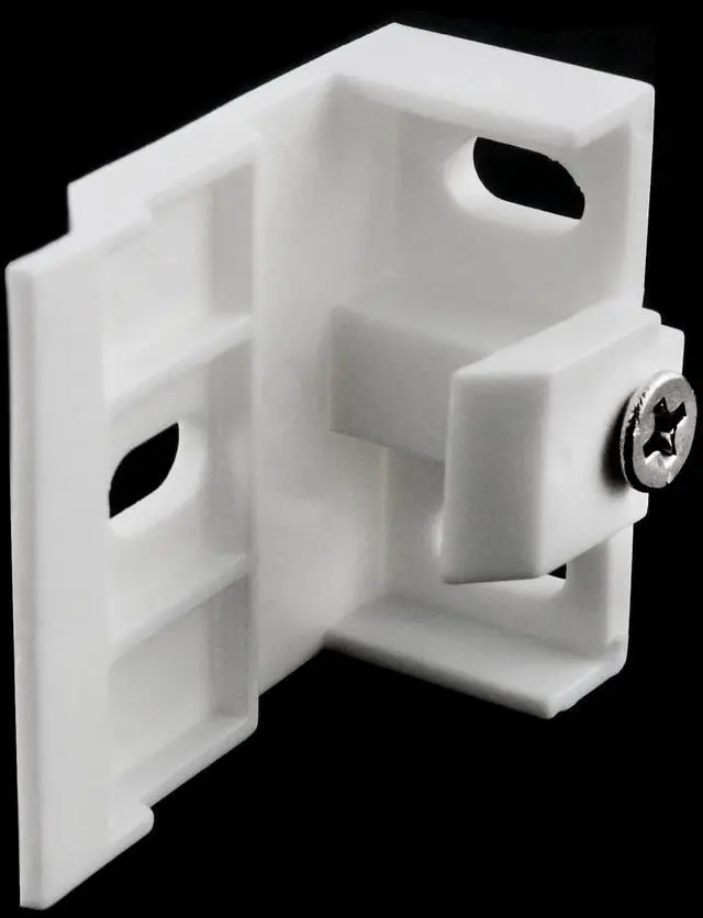 Alt view image 4 of 6 - 4PCS Pleated and Cellular Shades Headrail Support Bracket Clip Mount Bracket Holder for Wide Beam Folding Blinds