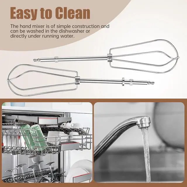 Alt view image 6 of 7 - CHM-BTR Replacement Beaters Compatible with Cuisinart Hand Mixer
