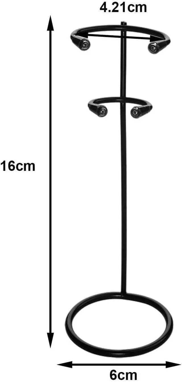 Alt view image 4 of 7 - Kitchen Frother Stand Egg Beater Stand Stainless Steel Stand Milk Frother Holder for Countertop , black
