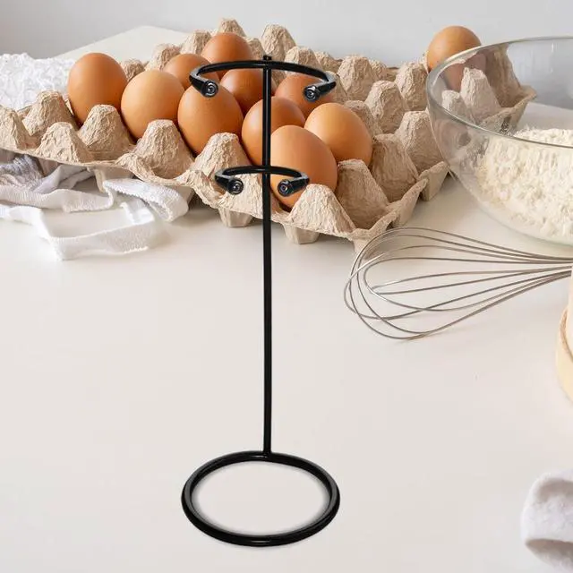 Alt view image 5 of 7 - Kitchen Frother Stand Egg Beater Stand Stainless Steel Stand Milk Frother Holder for Countertop , black