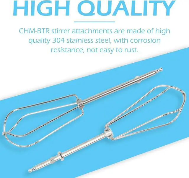 Alt view image 4 of 7 - Hand Mixer Beaters Compatible with Cuisinart CHM HM-50 HM-70 HM-90S