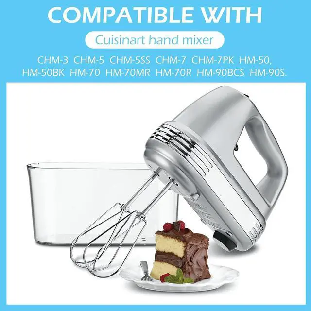 Alt view image 5 of 7 - Hand Mixer Beaters Compatible with Cuisinart CHM HM-50 HM-70 HM-90S